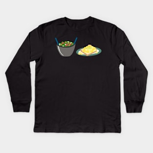 Frasier Toss Salad and Scrambled Eggs Kids Long Sleeve T-Shirt